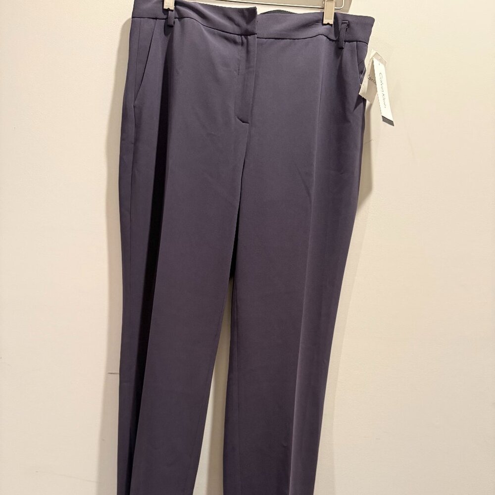 NWT Calvin Klein Modern Fit Trousers in Iris size 10